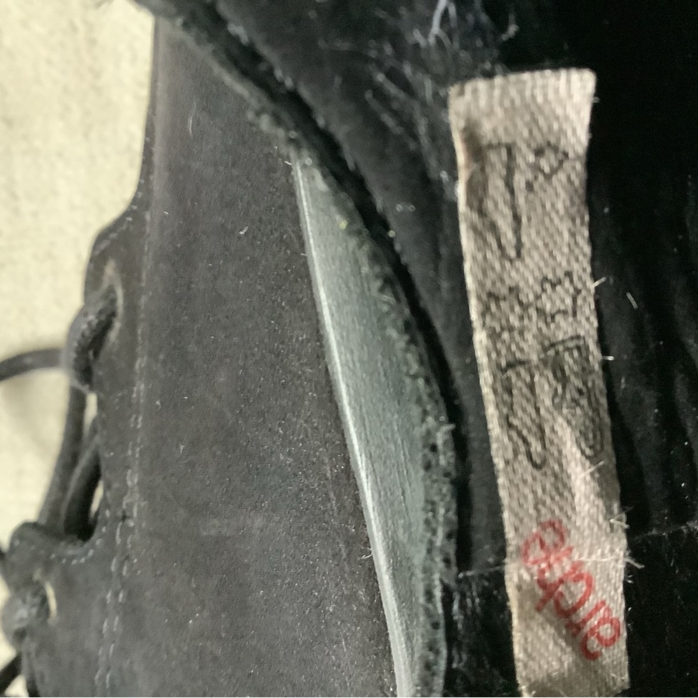 Black suede and leather shoes by ARCHE made in France - Picture 5 of 6
